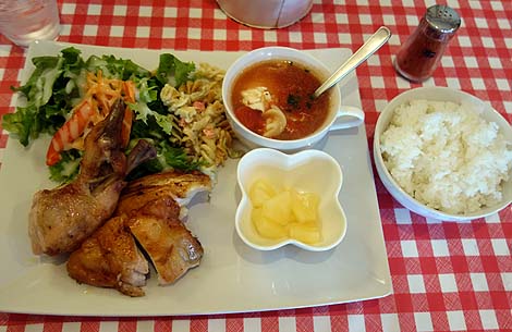 チキンキング神戸（神戸六甲・御影）ハワイアン料理・フリフリチキンランチ