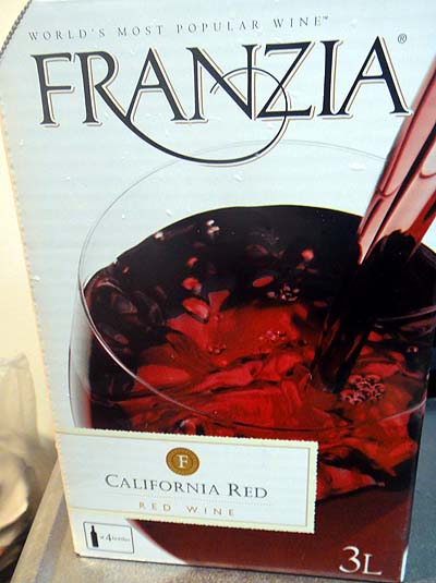 FRANZIA[フランジア]（アメリカカリフォルニア赤ワイン）