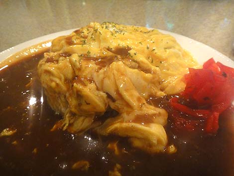洋食 ジャポネ（福岡久留米）オムライスセット