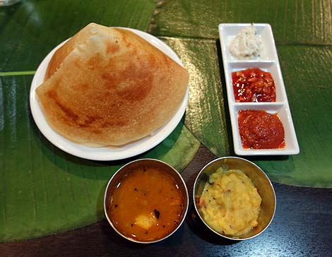 南インド料理 マドラスキッチン（神戸三宮・元町）マサラドーサ