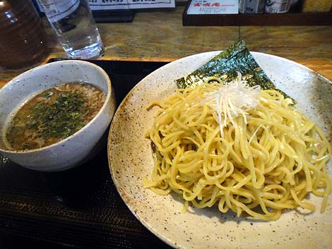 実咲庵（大阪堺市三国ヶ丘）油かすつけ麺